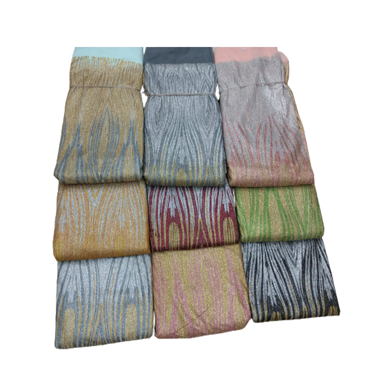 Bitsh net Fabric, Multi Color (10 Meter)