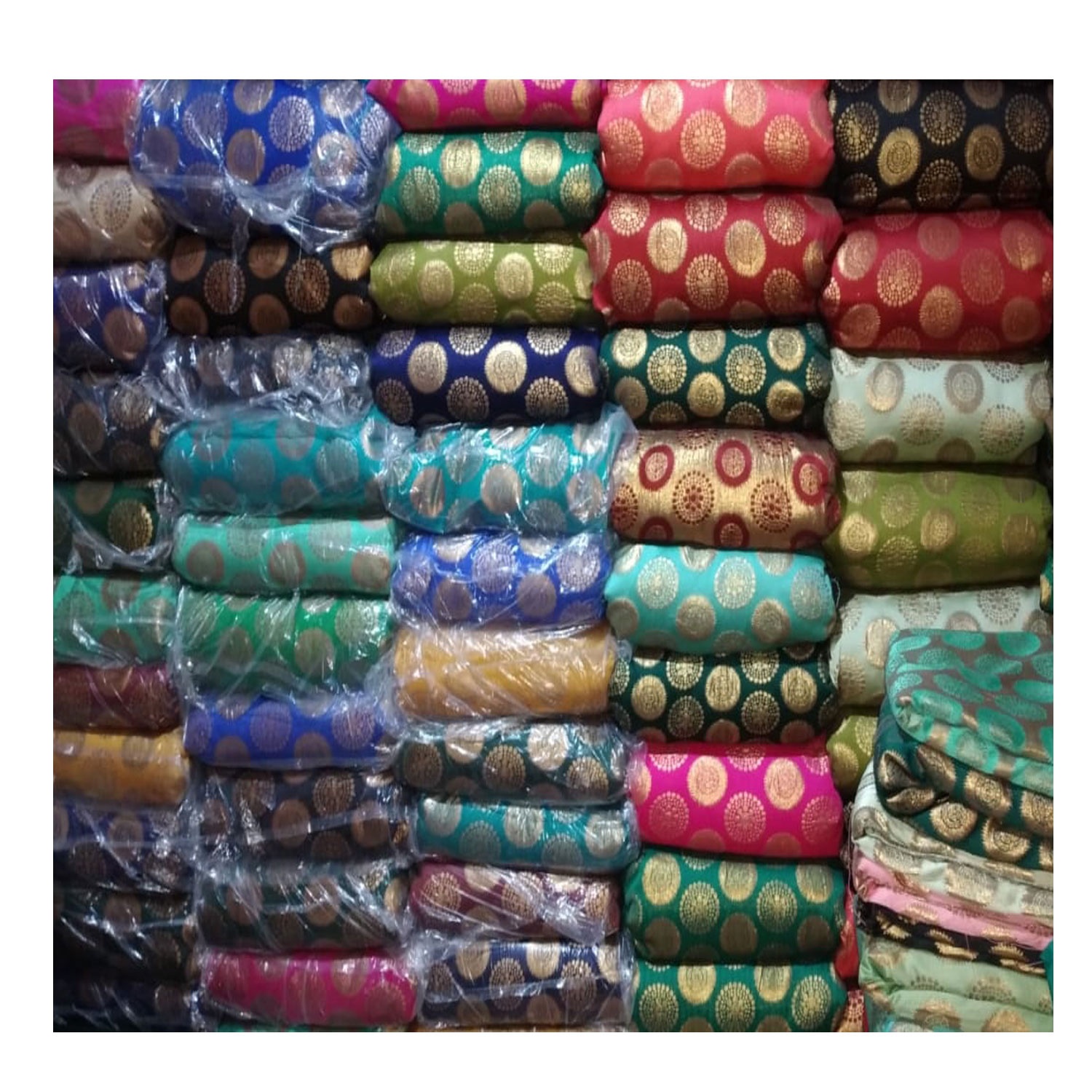 Jacquard designs Fabric, Multicolor (20 Meter)