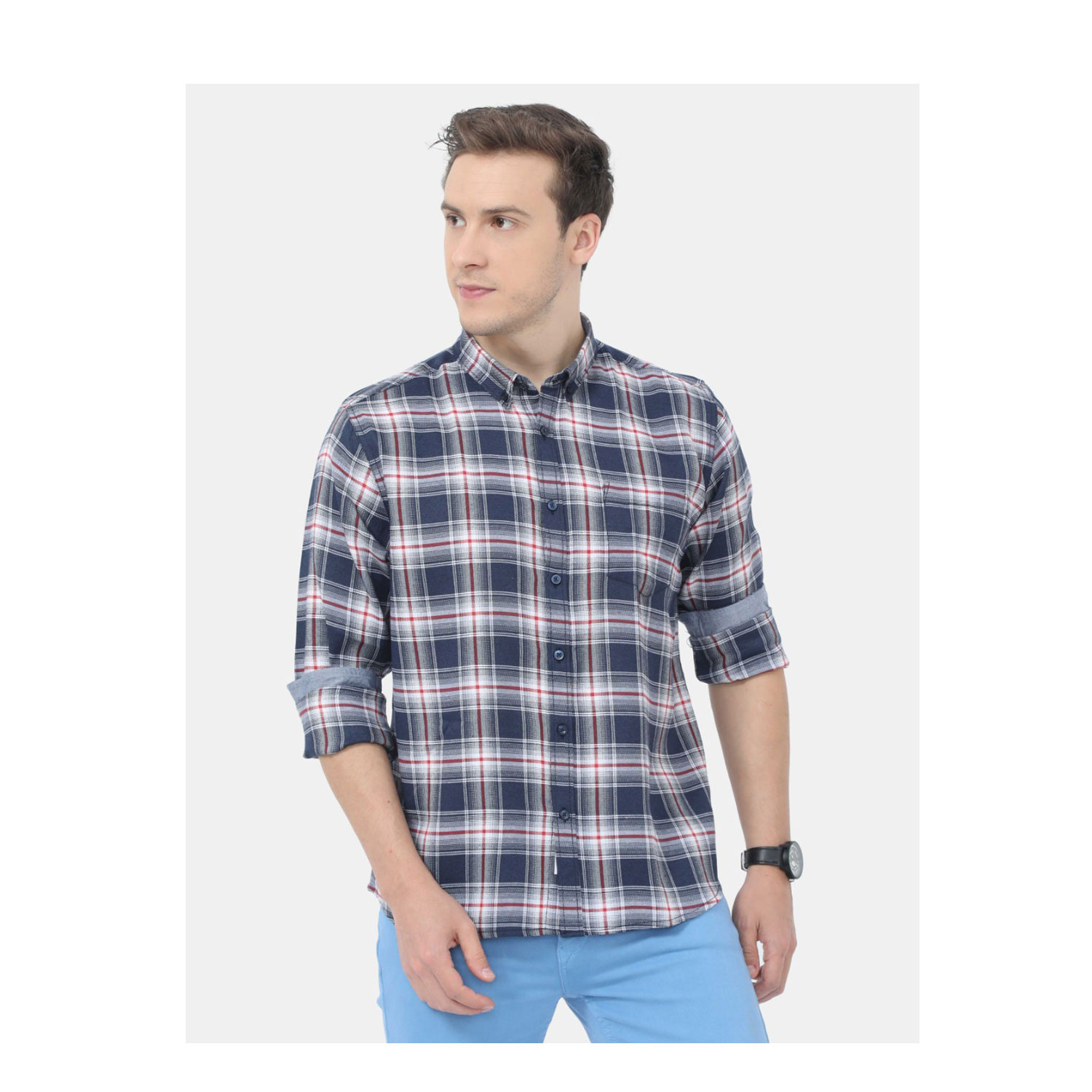 EMani Cotton Full Sleeve Shirt For Men, E2PS4  | Pack of 4