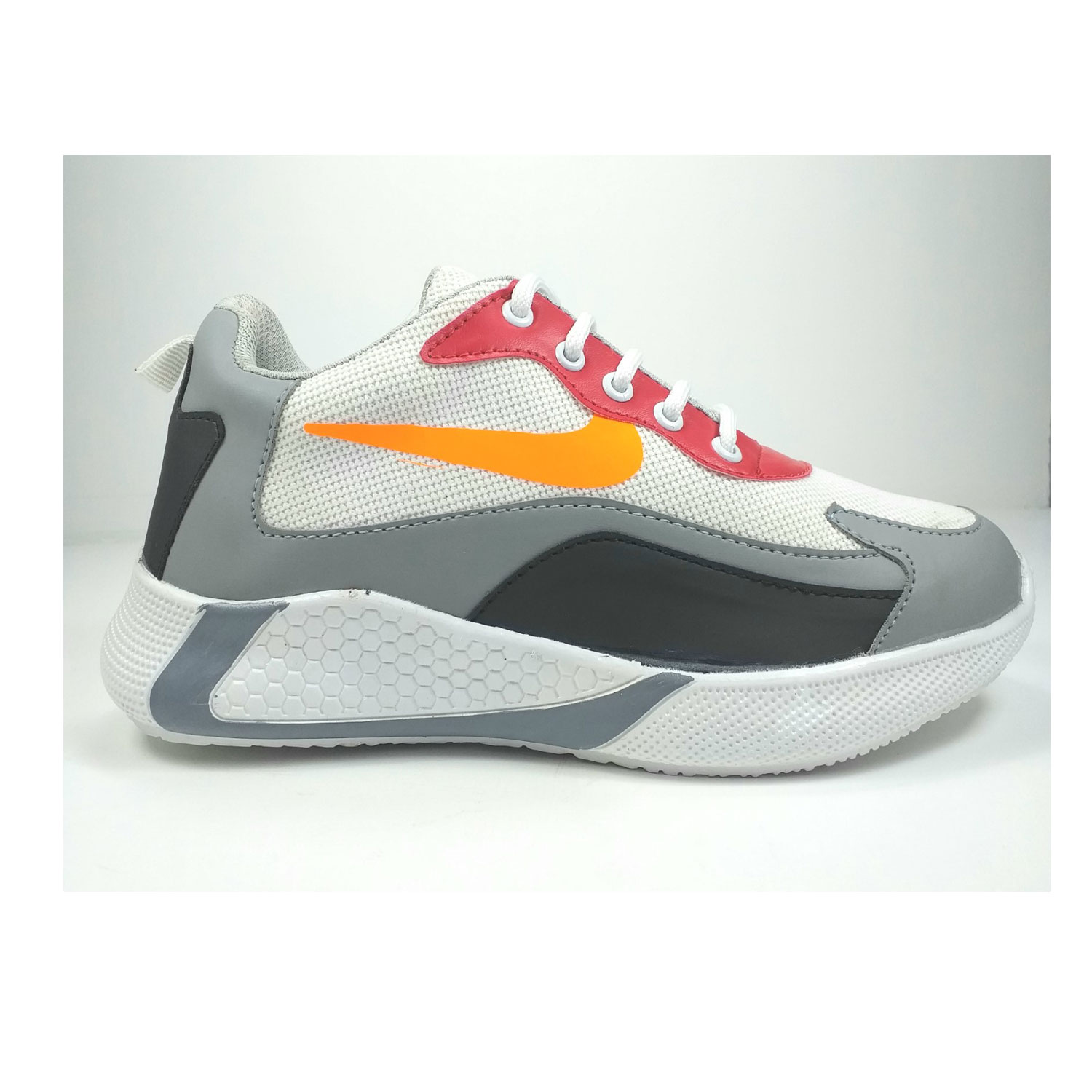 SHOEPRIX Gym/Training Sport Shoe  Sps002, Grey | Pack Of 4