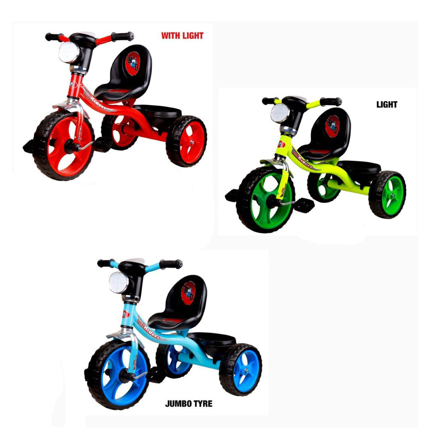 NAVRANGI BABY TRICYCLE FOR KIDS WITH FRONT OR BACK BASKET AND PARENT HANDLE. TRICYCLE FOR KIDS KBQ-178 