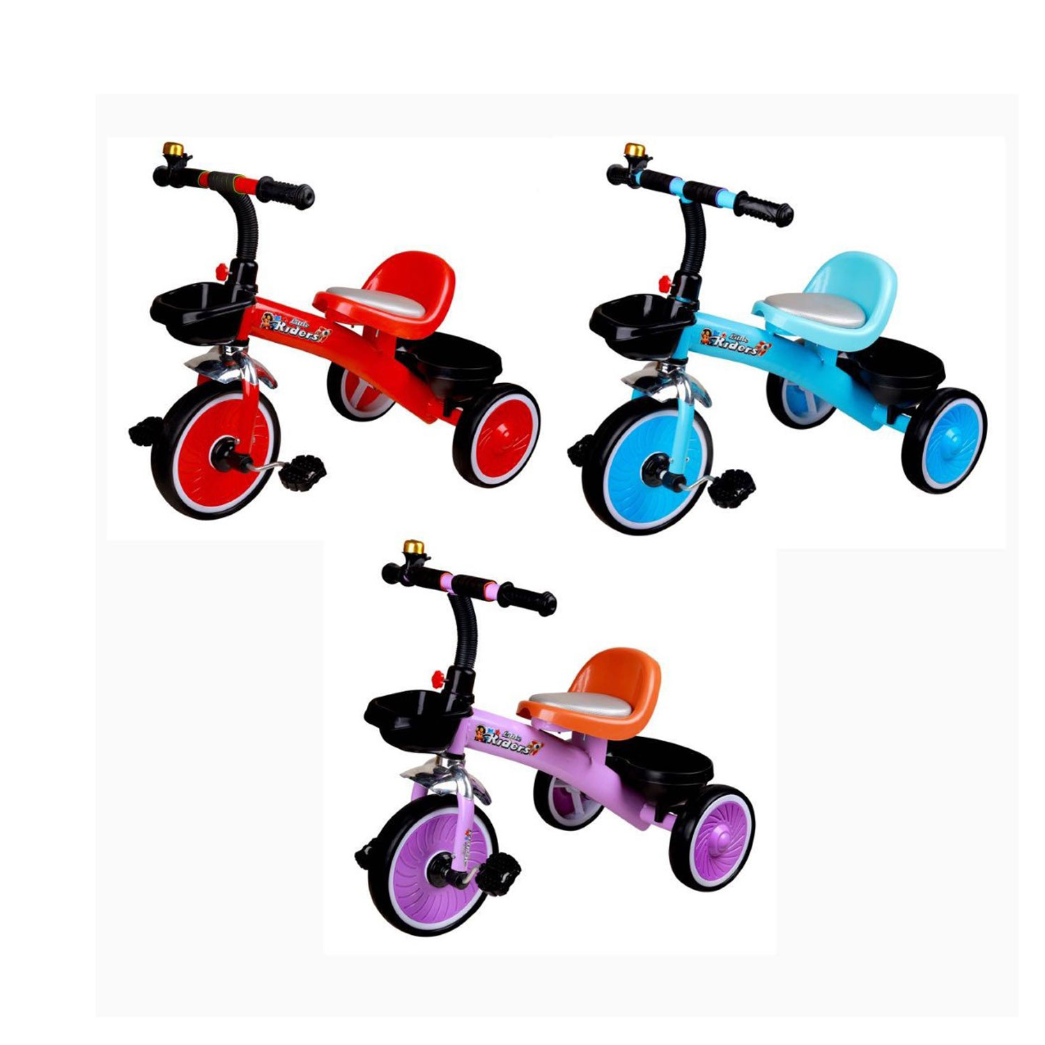 NAVRANGI BABY TRICYCLE FOR KIDS WITH FRONT OR BACK BASKET AND PARENT HANDLE. TRICYCLE FOR KIDS KBQ-171 