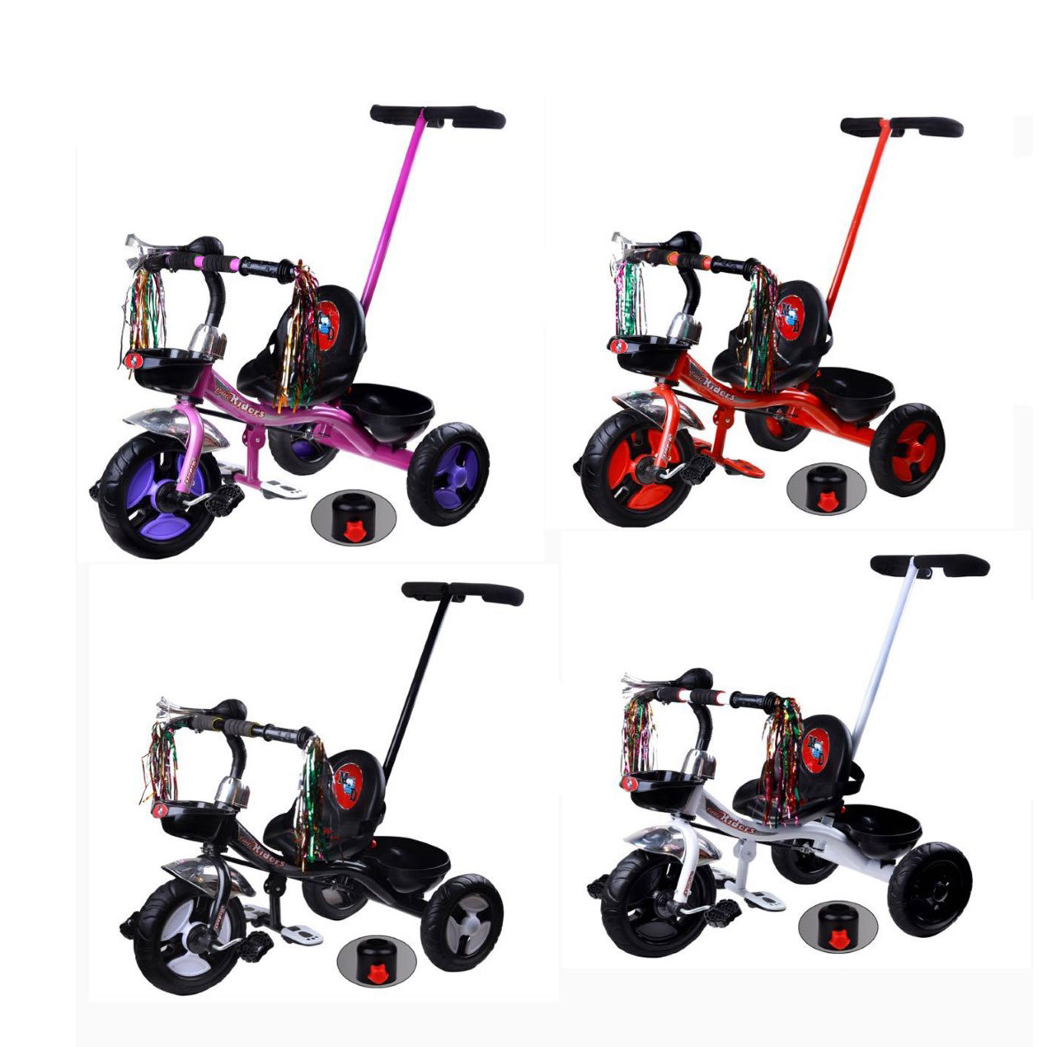 NAVRANGI BABY TRICYCLE FOR KIDS WITH FRONT OR BACK BASKET. TRICYCLE FOR KIDS  MD-107 