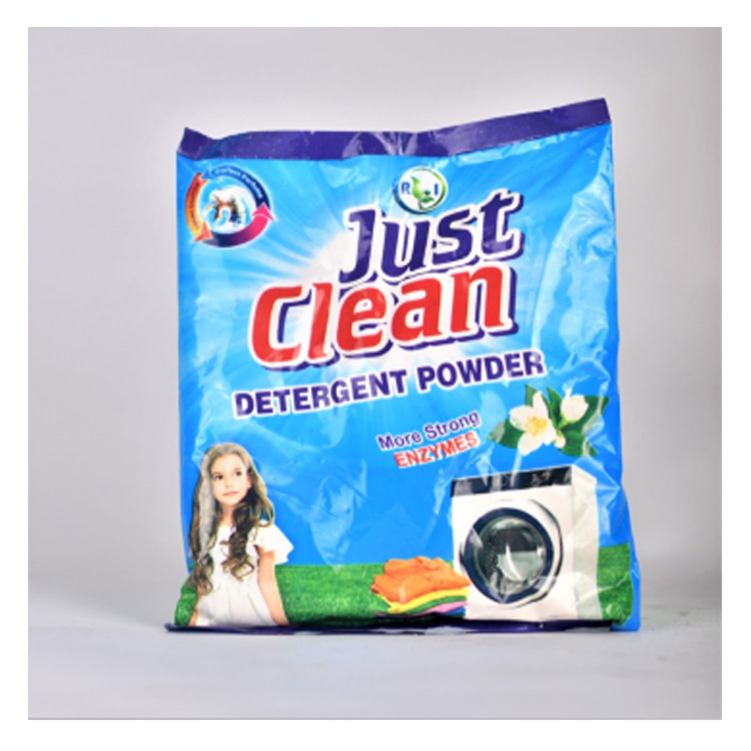 JUST  CLEAN  WASHING POWDER 3 kg (Without Tub) |   Pack Of  10