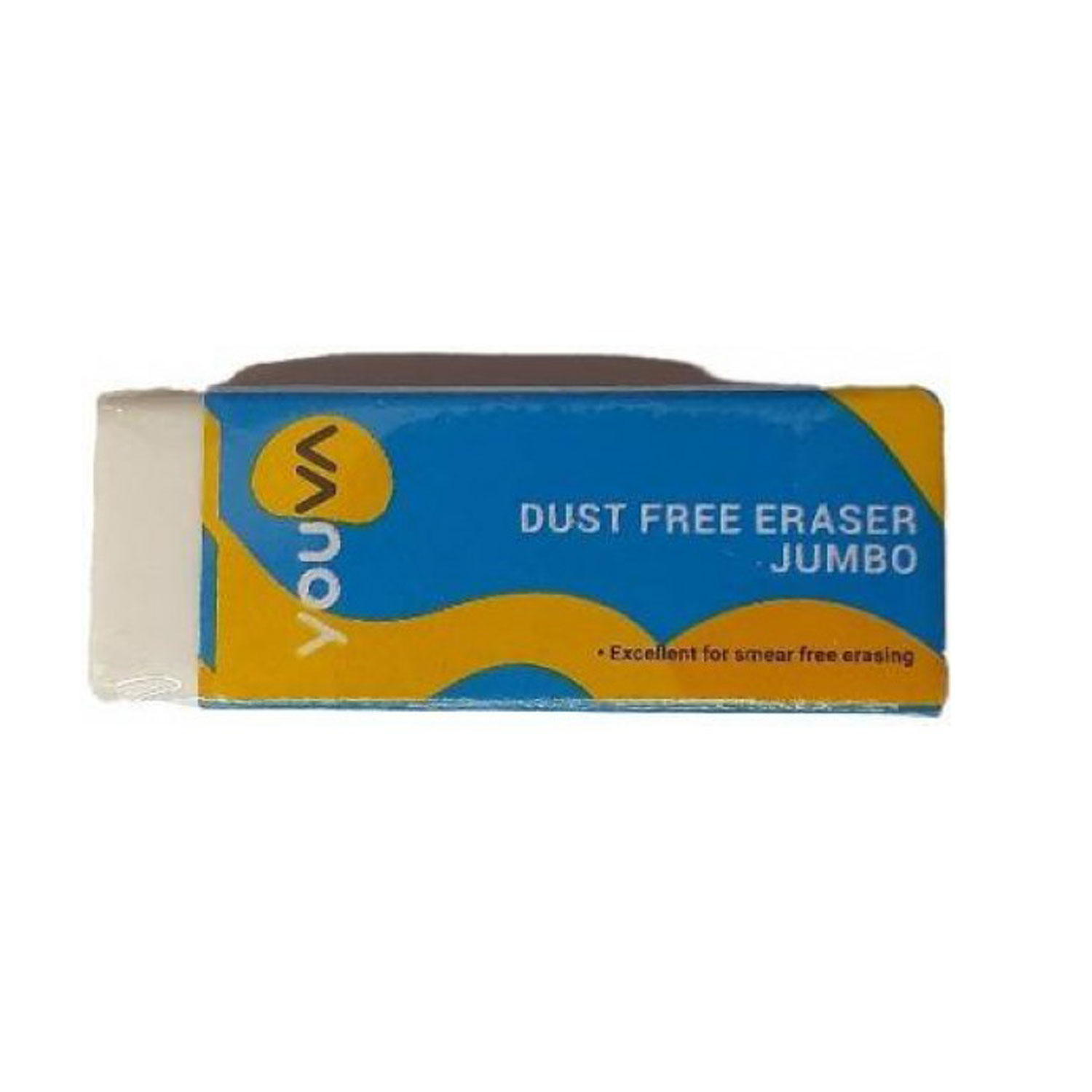 Jumbo Dust Free| Non-Toxic Eraser| White | 20 Piece in one pack|Youva|VT35018 | Pack of 12